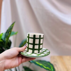 TASSE ET SOUS TASSE - LE CARRÉ VERT
