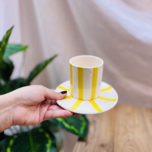 TASSE ET SOUS TASSE - LE RAYÉ SOLEIL