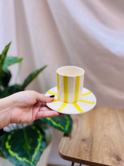 TASSE ET SOUS TASSE - LE RAYÉ SOLEIL