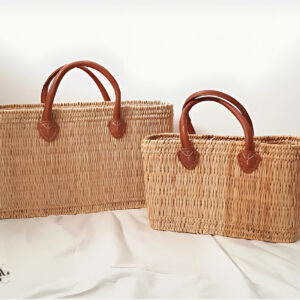 SAC À MAIN ARTISANAL EN PAILLE NATURELLE