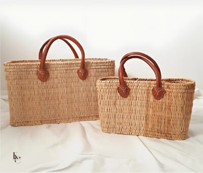 SAC À MAIN ARTISANAL EN PAILLE NATURELLE