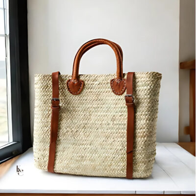 SAC  ARTISANAL EN PAILLE NATURELLE